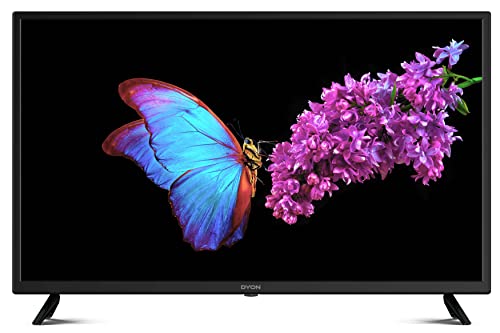 DYON Live 32 Pro [Modelljahr 2021] 80 cm (32 Zoll) Fernseher (HD, Triple Tuner (DVB-C/-S2/-T2), Hotelmodus, USB-Media Player)