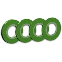 ANSAI 20 Yard Long, 1mm,2mm,3mm,6mm,4 Rolls Pinstripe Tape,Masking Tape,Fine Tape for Model Tool