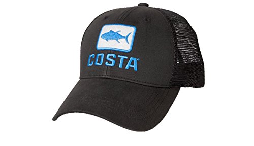 Costa Del Mar Thon Trucker Chapeau, Homme, HA41BL, Noir, Taille Unique
