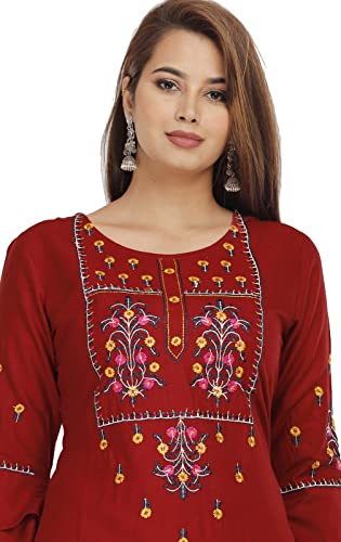 Image of Chahit Women's Rayon Straight Kurta