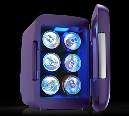 Frigidaire EFMIS179 Gaming Light Up Mini Beverage Refrigerator, Purplehaze by Frigidaire - Used condition - Image 9