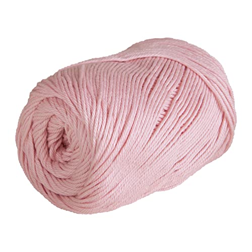 Image of Knit Picks Dishie Pink Worsted Weight 100% Cotton Yarn for Crocheting | 100g of solid colored yarn in Blush color for dishcloths, machine washable.