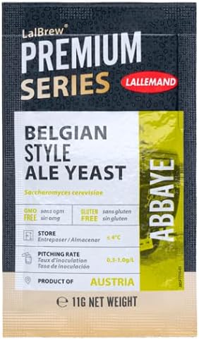 ABBAYE™ BELGIAN-STYLE ALE YEAST 11g Packet Lallemand LalBrew Premium Series Dry Brewers Yeast