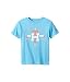 Tommy Hilfiger Little Boys' Hermes Short Sleeve Tee, Zen Blue, Large/6