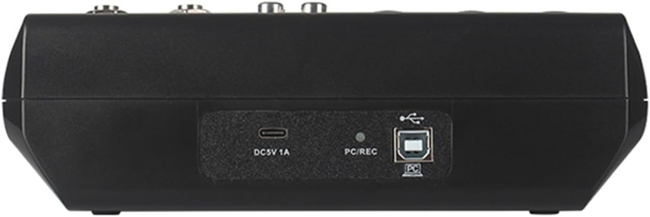 HD オーディオ 4 5 チャンネルサウンドミキサープロフェッショナルポータブルコンソールコンピュータ入力 48v 電源ライブブロー