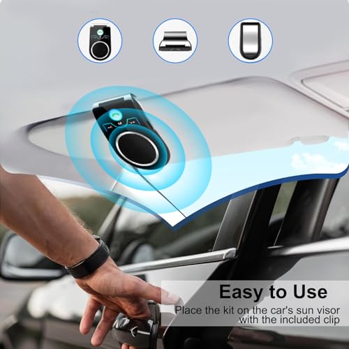 Wodgreat QMT825 Hands Free Cell Phone Car Kit, Bluetooth Car Speaker thumb #5