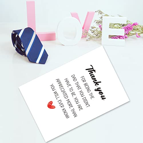 Arsagen Step Dad Thank You Card, Thank You For Being The Dad, Heartfelt Father's Day Card For Bonus Dad, Stepdad Birthday Card #TOP2