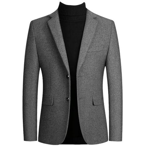 Veste en laine pour homme contre le froid d'hiver style décontracté