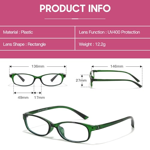 Image of TJUTR Office-Siren Bayonetta Glasses, Blue Light Computer Glasses for Women, Y2K Small Rectangle Frame Eyewear Anti Eyestrain