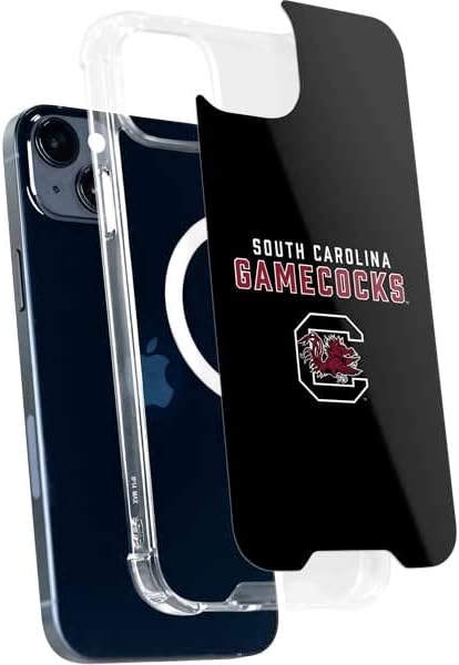 Skinit Phone Case Compatible with MagSafe iPhone 13 - Officially Licensed University of South Carolina Gamecocks Black Design