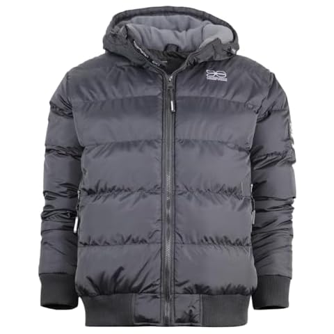 Crosshatch Men's Winter Coat with Pockets Cover