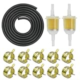 Kit filtro carburante riutilizzabile per piccoli motori, ATV, moto da cross e kart con montaggio e struttura in plastica