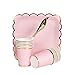 Geeklife Pink Gold Paper Cups with Metallic Gold Border Disposable Paper Party Cups 9oz for Wedding,Birthday and Cocktail,40 pcs