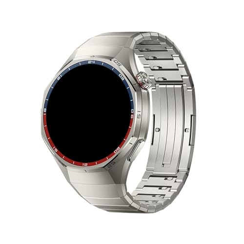 [PLYYQZM] �ɍ��� Hua wei Watch GT6 Pro 46MM�p���ԂȂ��`�^���X�g���b�v, �ɍ��� GT6Pro �p��p���^���u���X���b�g�A�����p���X�g�o���h�ɓK��(Titanium)