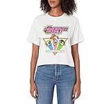 The Powerpuff Girls Sugar Spice and Everything Nice Retro Women's Crop Top