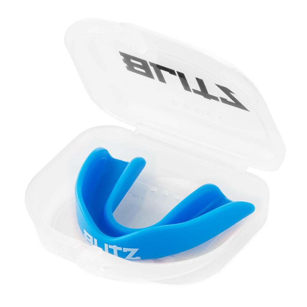 Blitz Single Layer Mouth Guard - Blue - Junior