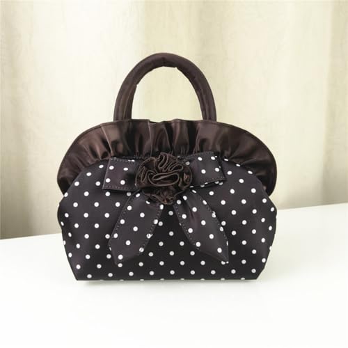 Mini Bolso Tote de Lunares para Mujer miniatura 4