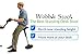New Wobble Stool Adjustable Height Active Sitting Balance Perching Chair for Office Standing Desk Tall Swivel Ergonomic Stability Sit Stand Up Perch Stool (Black (Triangular, Vinyl)