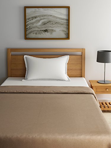 Image of Raymond Home Wool Single Blanket, Brown, 1 Pc