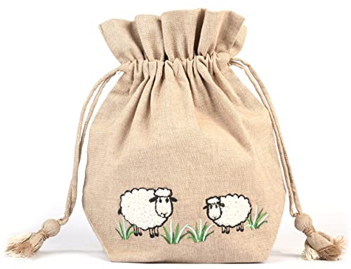 Lantern Moon Meadow Bag, White Sheep2