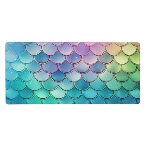 Tapis de souris de jeu grand format sirène pour sublimer votre bureau à domicile