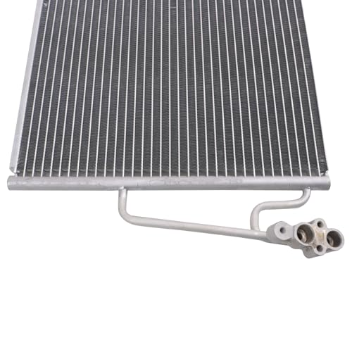 Image of TRQ A /C Condenser and Receiver Drier Assembly Compatible with 07-10 Mini Cooper 11-16, Countryman 13-16 Cooper Paceman