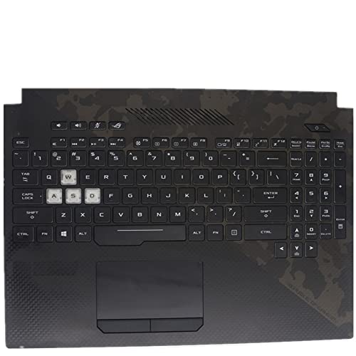 �ėp �L�[�{�[�h�̉��Ƀn�E�W���O & �^�b�`�p�b�h & �L�[�{�[�h �ɓK������ For ASUS For ROG Strix GL504GM GL504GS GL504GV GL504GW �u���b�N �č��p��̃��C�A�E�g