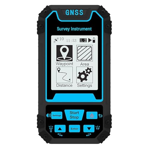 GJOPU GPS Latitude and Longitude Locator, Handheld GPS Survey Equipment, 6 Models, Position Navigation, Deviation Alert, Speed Display, Track Record, for Land Survey, Outdoor Travel, Site Survey