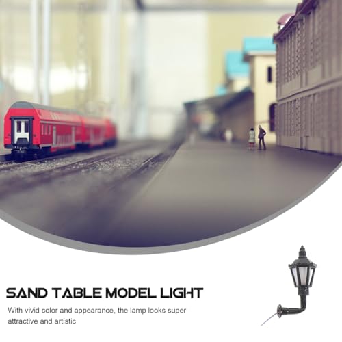 Image of DOITOOL Dollhouse Wall Lamp: 6PCS Dolls House Miniature Lighting Mini Outdoor Lantern Lamp Model Mini Wall Sconce - Miniature Dollhouse Lighting Accessories