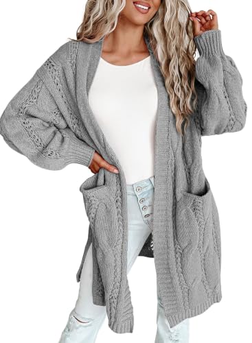 Image of Dokotoo Women Long Cardigan Open Front Knit Sweater 2026