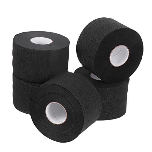 LRXIYODE 5ボリューム使い捨てバーバーネックストリップ 防染膏用 ネックプロテクター 首保護紙 ヘアカット時の髪の毛からの保護 サロンや理容室にで ストレッチ素材で快適にフィット