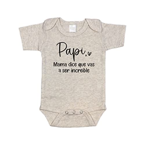 Papi, Mama Dice Spanish Pregnancy Announcement For Dad to Be - Daddy, Mommy Says2