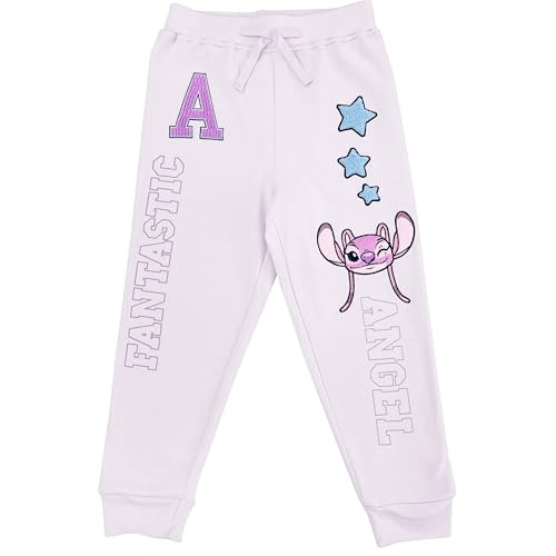 Image of Disney Girls Lilo & Stitch Clothing Set - Stitch Sweatshirt Hoodie and Jogger - 2-Piece Outfit Set - Sizes 4-16