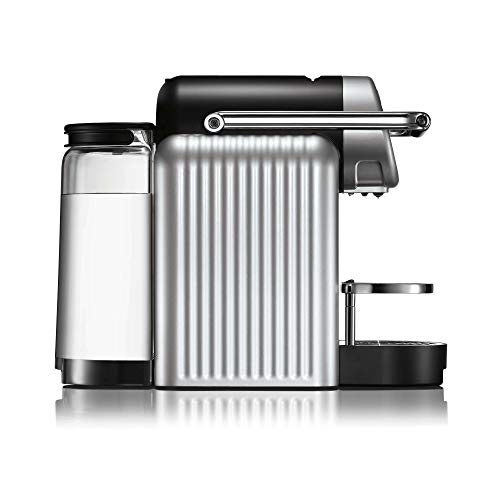 Nespresso Profi Zenius Kaffeevollautomat mit Aeroccino4 (Milchaufschäumer) und 100 Kaffeekapseln, ideal für kleine Büros - Silber – Bild 7