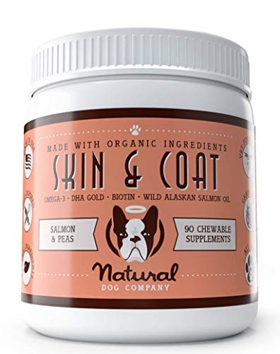Natural Dog Company - Skin & Coat Omega Supplement - Supports Healthy Shiny