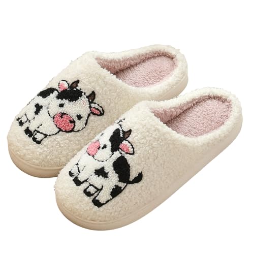 Slippers For Women Indoor Women's Soft Warm Cotton House Bedroom Slipper with Memory Foam Cozy Fluffy Cute Animals Decro Fall Winter Home Shoes3