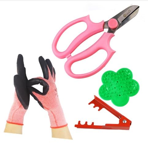HASTHIP® 4Pcs Rose Thorn Stripper Tool - Rose Leaf Thorn Strippers Kit - Gardening Thorn & Leaf Stripping Tool & Glove - Thorn Remover for Roses - Rose Dethroner Tool - Flower Arrangements Supplies (B0D22Y3FJ6) Amazon Price History, Amazon Price Tracker