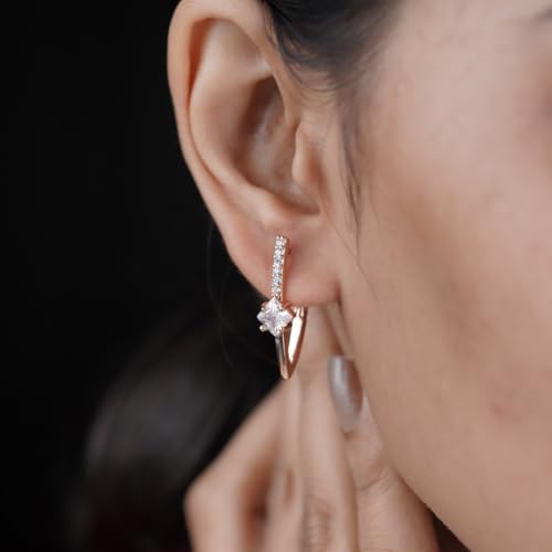 Image of Modern Dangle Earrings for Women | Chic Statement Earrings for Girls | Stylish Lightweight Fashion Jewelry for Casual, Party & Special Occasions