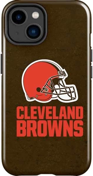 Skinit Impact Phone Case Compatible with iPhone 14 Plus - Officially Licensed NFL Cleveland Browns Distressed Design