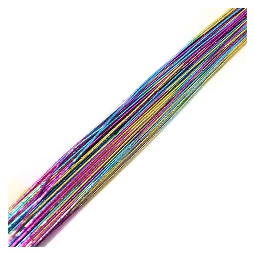 Floral Wire 25Pcs 80cm Stocking Flower Iron Wire Floral Stems Supplies for DIY Nylon Making Accessories(Color11)