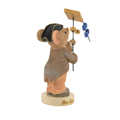 Figurine de souris Benjamin Franklin Enesco idée cadeau originale