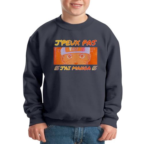 Sweat manga Uzumaki enfant pull coton résistant aux lavages