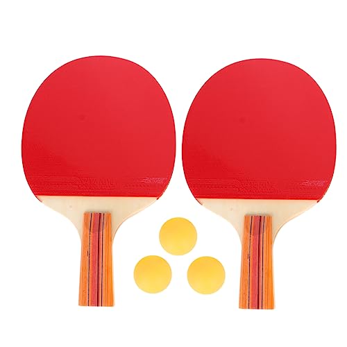 NAMOARLY Beginner to Pro Table Tennis Racket Set 2 Anti-Slip Grip Paddles for Indoor/Outdoor Play Random