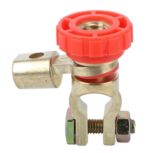 GANAZONO 17mm Red Battery Disconnect Isolator Switch Universal Cut Off Cars Trucks RVs and Electrical Equipment