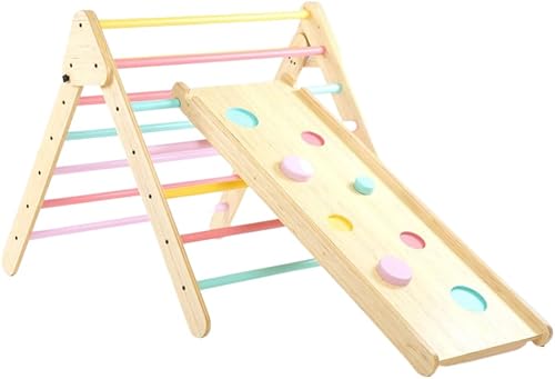 ARIRO Toys - Triángulo Pikler - Escalador para niños pequeños - Juguetes de escalada para niños de 1 año en adelante - Hecho de haya y madera