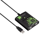 bis zu 11 verschiedene Tasten-Belegungsprofile gleichzeitig speicherbar, spezielles Tastenprofil zum Surfen und Chatten im neuen Xbox360 Internet-Explorer via Maus und Tastatur, 11 frei programmierbare Profile