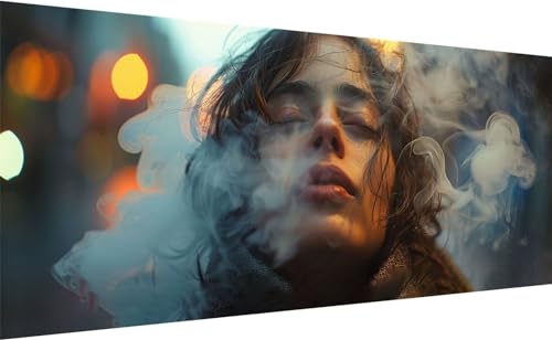 Diamond Painting femme grand format pour combler les grands espaces muraux vides