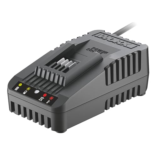 WORX Chargeur rapide 20 V Li-Ion 2Ah WA3880 accessoire compatible avec tous les outils WORX sans fil...