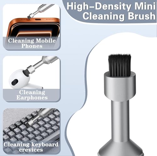 Image of Tobo 3 in 1 Multi-Functional Key Chain Package Opener Cleaning Brush SIM Card Removal Tool Multitool for Package Opening Device Cleaning and Phone Card Removal Tool Using Robust (Silver)