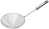 Spider Strainer Stainless Steel Skimmer Spoon for Cooking and Frying Spaghetti Pasta Food Large Soli
